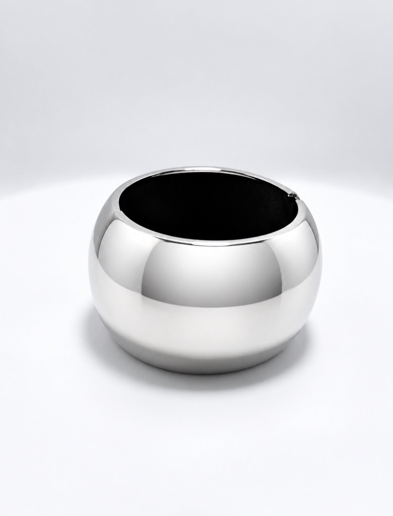 Round Dome Bangle Bracelet (L) - Cover Smartwatch Hide Smartwatch