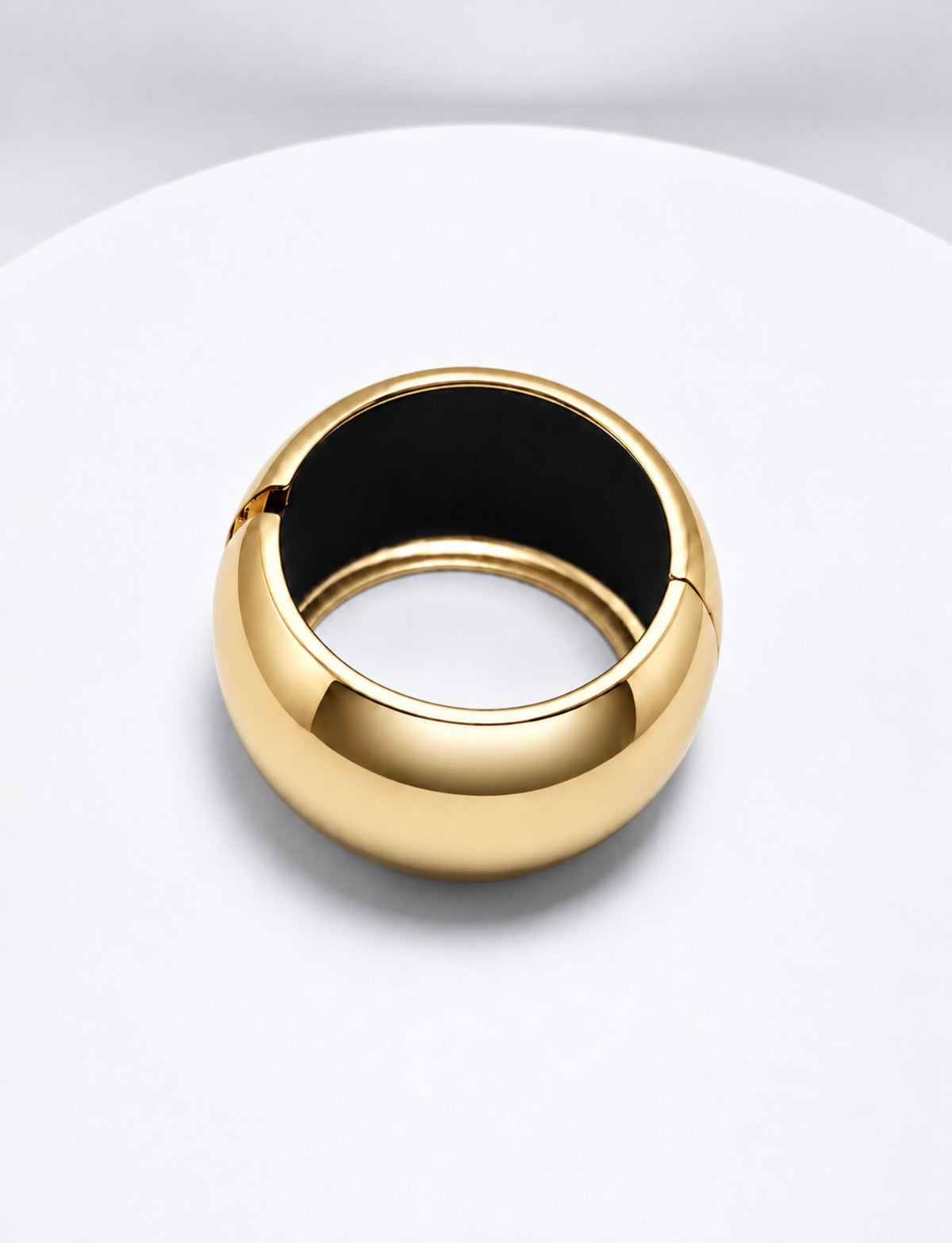 Round Dome Bangle Bracelet (L) - Cover Smartwatch Hide Smartwatch